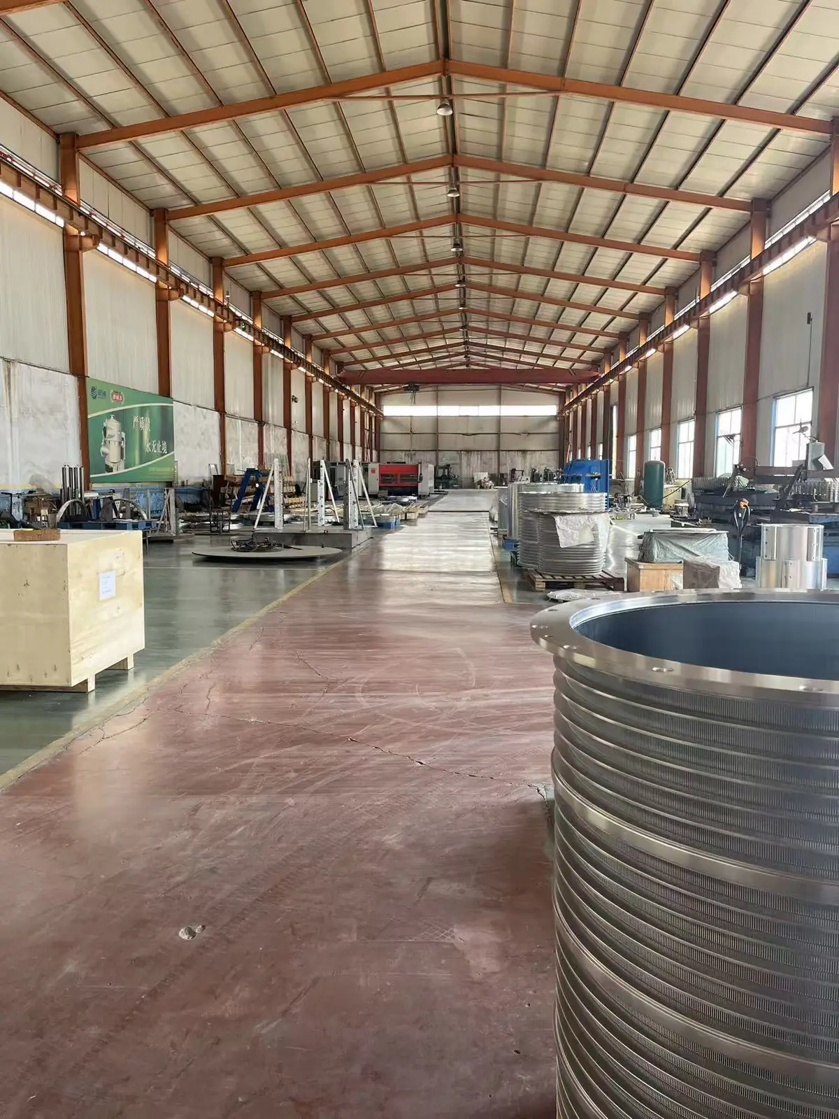 Paper machinery manufacturing workshop